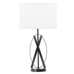 Black Cross Table Lamp
