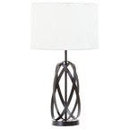 Black Cross Table Lamp