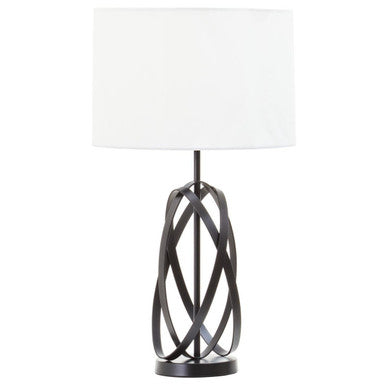 Black Cross Table Lamp