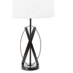 Black Cross Table Lamp