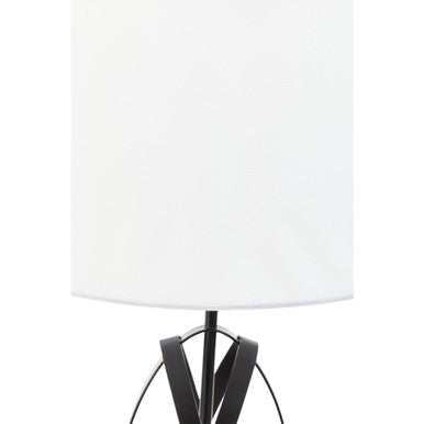 Black Cross Table Lamp