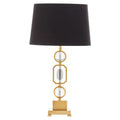 Gold and Crystal Table Lamp