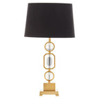 Gold and Crystal Table Lamp