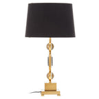 Gold and Crystal Table Lamp
