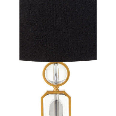 Gold and Crystal Table Lamp