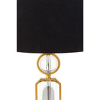 Gold and Crystal Table Lamp