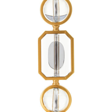 Gold and Crystal Table Lamp