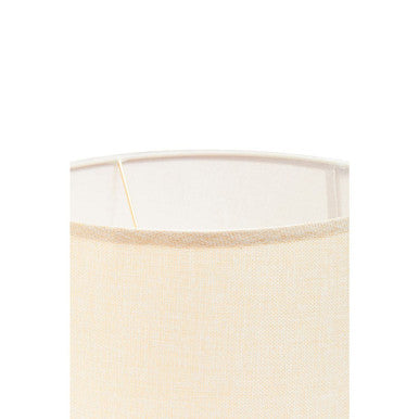 White and Gold Circles Table Lamp