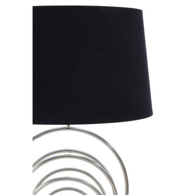 Brushed Chrome Sphere Table Lamp