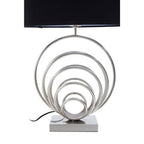 Brushed Chrome Sphere Table Lamp