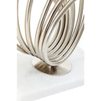 Brushed Chrome Spoke Table Lamp