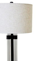 Matte Black and Ivory Table Lamp