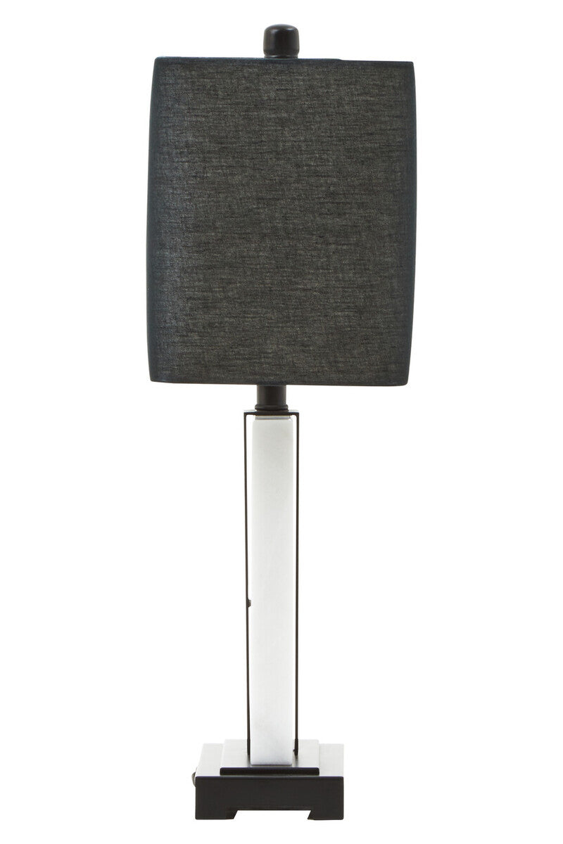 Black and White Marble Table Lamp
