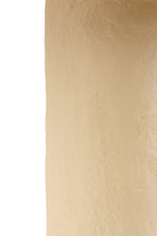 Natural Papier Mache Table Lamp with Natural Raffia Shade