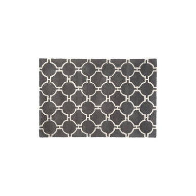 Grey & White Rug