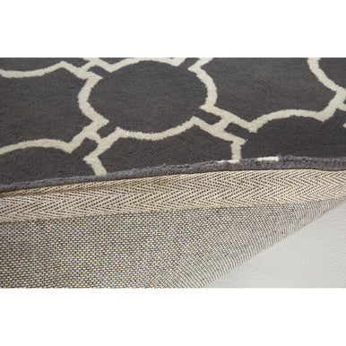 Grey & White Rug