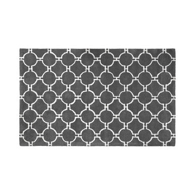 Large Grey Hand Woven Rug