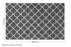Large Grey Hand Woven Rug