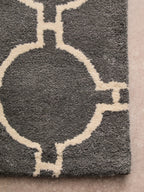 Large Grey Hand Woven Rug