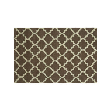Brown and Natural Rug