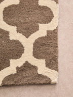 Brown and Natural Rug