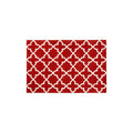 Small Orange Hand Woven Rug