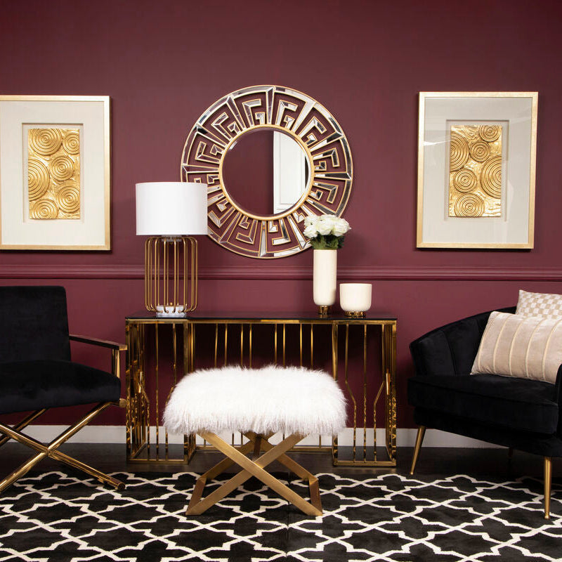 Black and White Rug