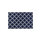 Small Blue Hand Woven Rug