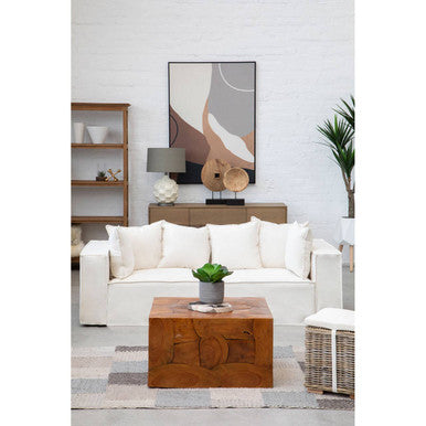 Large Grid Design Rug