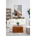 Large Grid Design Rug