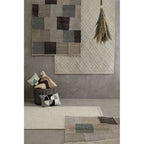 Small Geometric Ivory Rug