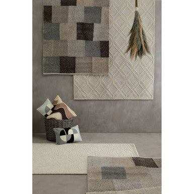 Small Geometric Ivory Rug