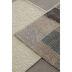 Small Geometric Ivory Rug