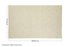 Large Geometric Ivory Rug