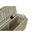 White Wash Rattan Set of 2 Storage Boxes
