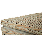 White Wash Rattan Set of 2 Storage Boxes