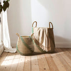 Set of 2 Seagrass Storage Baskets