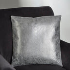 Silver Effect Cushion