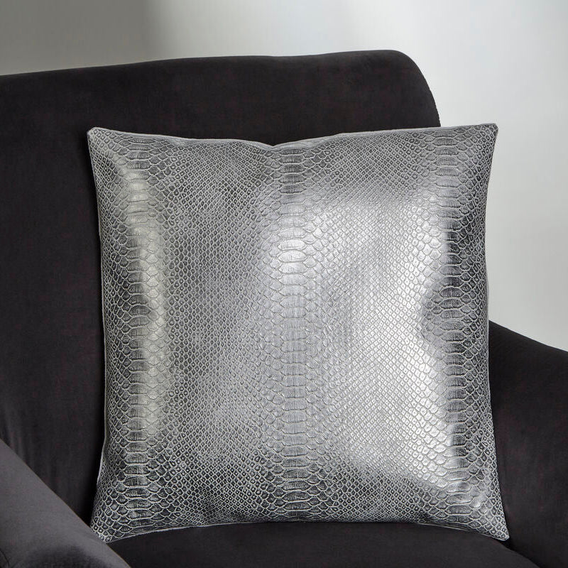 Silver Effect Cushion