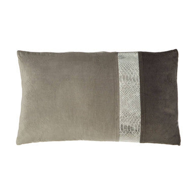 Grey Rectangular Cushion