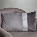 Grey Rectangular Cushion