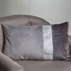 Grey Rectangular Cushion