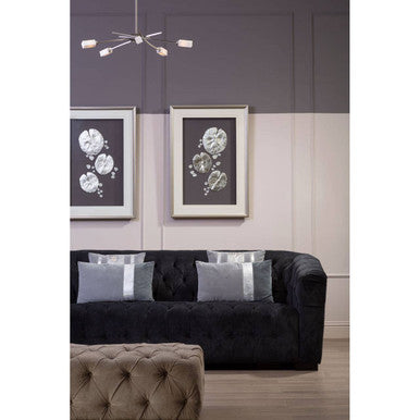 Grey Rectangular Cushion