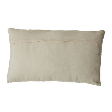 Cream And Gold Rectangular Cushion