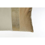 Cream And Gold Rectangular Cushion