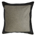 Grey And Black Square Cushion