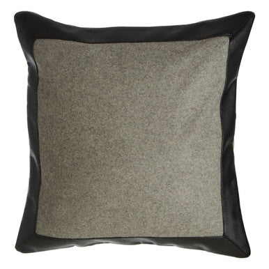 Grey And Black Square Cushion