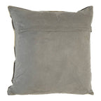 Black White and Grey Geometric Cushion