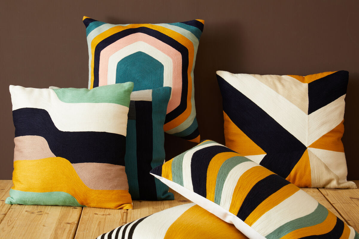 Stripes Design Cushion