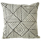 Diamond Design Embroidered Cushion